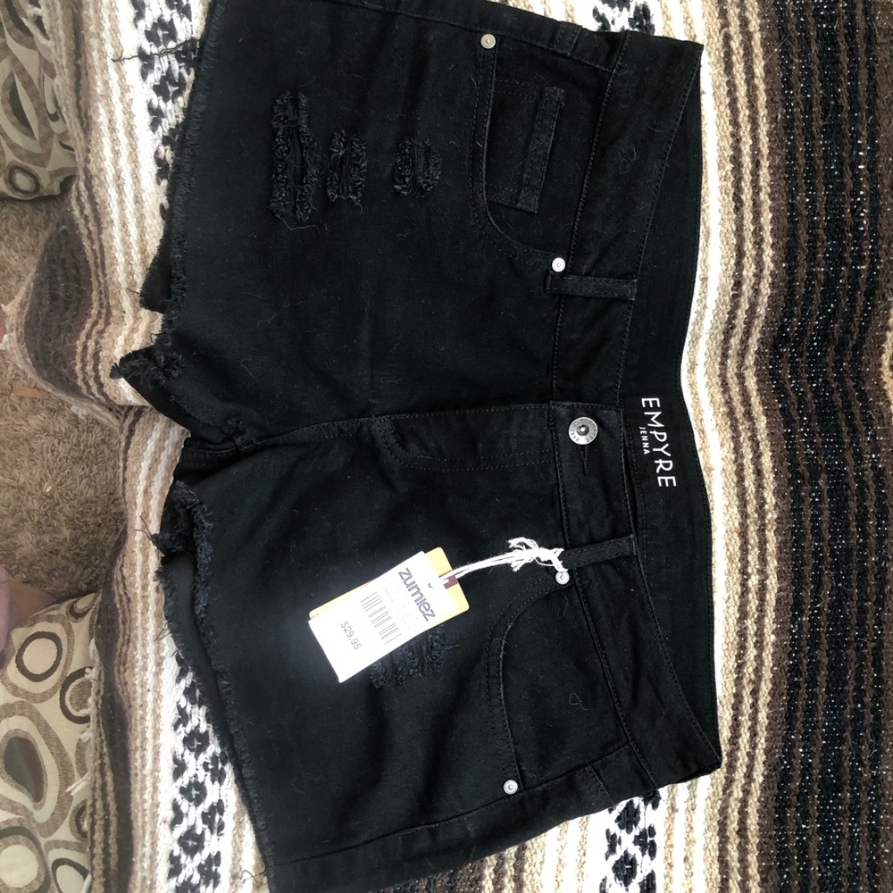 Women’s jean shorts black